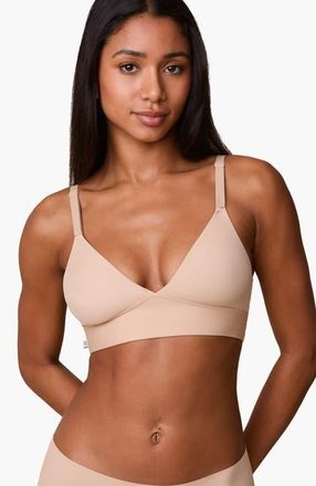 Harper Wilde Bliss Triangle Bralette in Beige at Nordstrom, Size 3X-Large