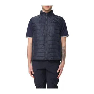 Fay Vests, male, Blue, Size: 2XL Stylish Jacket