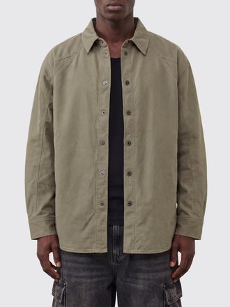 Off-white Giacca-camicia in misto cotone con colletto classico