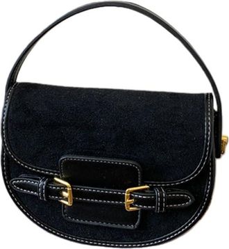 Generic Vintage Womens Saddle Bag, Premium Faux Leather Convertible Crossbody Shoulder Tote Bag