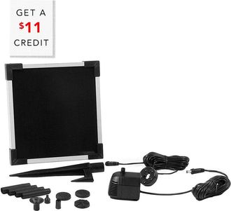 Sunnydaze Solar Pump and Panel Kit with Battery Pack and Light with $11 Credit