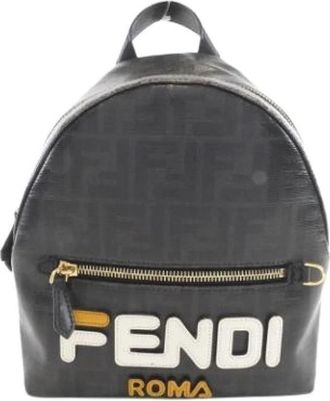 Fendi Pre-owned Backpacks, female, Black, Size: ONE SIZE Pre-owned Vintage Backpack