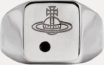 Vivienne Westwood Carlo Ring Silver Silver Cubic Zirconia Unisex