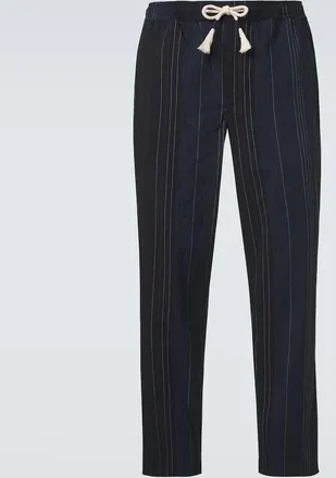 Orlebar Brown Sonoran striped cotton straight pants