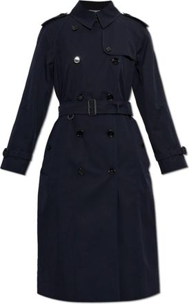 Burberry Waterloo Trenchcoat - Dames - Trenchcoats - Blauw - XS - Katoen - Jassen