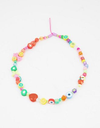 Pieces Mehrfarbiger Handy-Anhänger mit Frucht-Design-Bunt