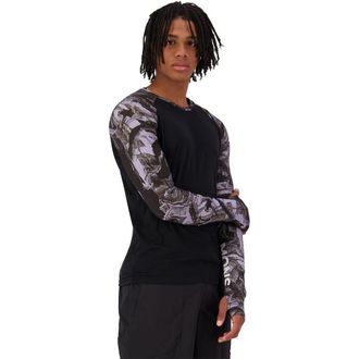 Mons Royale Temple Merino Long-Sleeve Shirt - Mens in Rock Camo/black at Nordstrom, Size X-Large