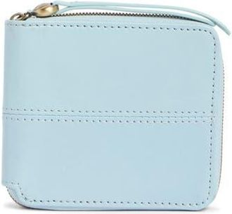 Hobo Zippy Leather Wallet in Whisper Blue at Nordstrom Rack