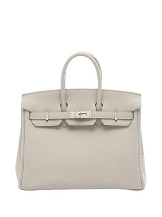 Herm&egrave;s 2022 Togo Birkin Retourne 25 handbag - Grigio