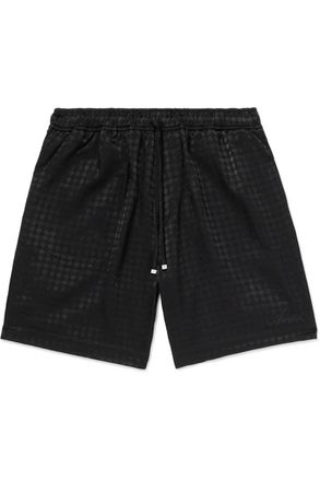 Amiri Straight-Leg Jacquard Drawstring Shorts