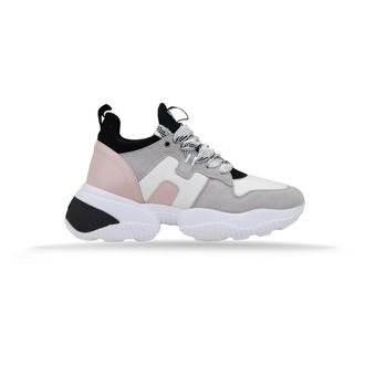 Hogan Sneakers, female, Multicolor, 3 UK, Suede Fabric Lace-Up Trainers