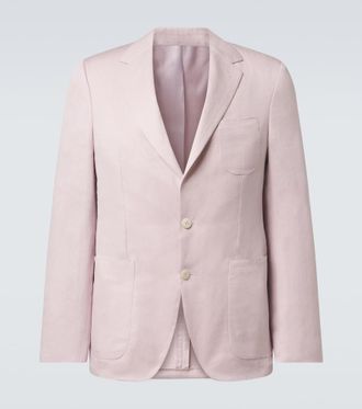 Canali Blazer de lino y seda