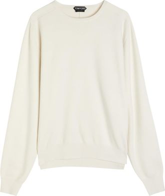 Tom Ford Cashmere Jumper - Off White - 46 (IT46 / S)