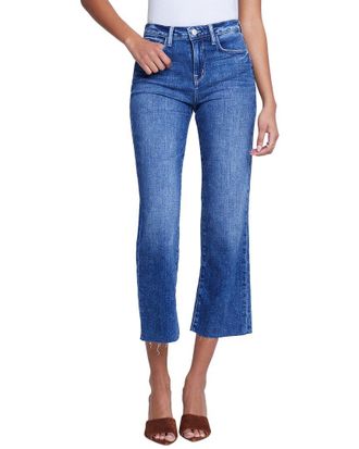 L'agence LAgence Wanda High-Rise Crop Wide Leg Jean