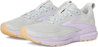 Brooks Trace 4 Womens Running Shoes Oyster/Purple/Sherbert : 10.5 B - Medium, Rubber