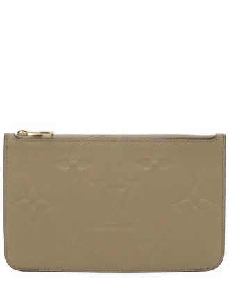 Louis Vuitton Brown Monogram Empreinte Pouch (Authentic Pre-Loved)