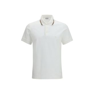 Burberry Witte Katoenen Poloshirt