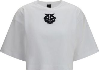 Pinko Witte Katoenen T-Shirt