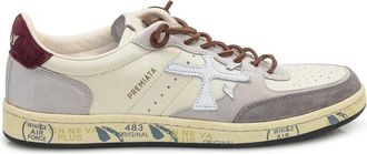 Premiata Bskt Clay - Heren - Sneakers - Wit - 41 EU - Leer - Schoenen