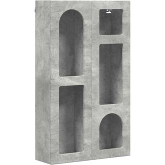 vidaXL Hanging Cabinet Concrete Grey 59 x 20 x 100 cm Engineered Wood vidaXL