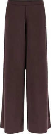 Guess Olympe Wide Leg Pants - Dames - Sweatpants - Bruin - XS - Broeken