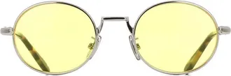 Loewe Oval Full Rim Sunglasses - Silver