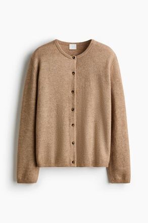 H&M Loose-fit cardigan in Taupe Melange at Nordstrom, Size Xx-Large