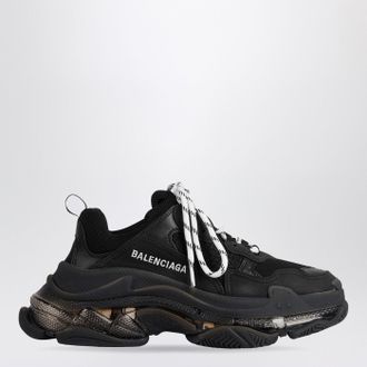 Balenciaga Triple S sneakers with clear sole black