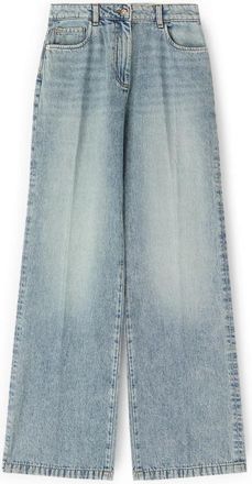 Motivi Wide Leg Jeans - Dames - Loose Fit Jeans - Blauw - 2XS - Katoen - Jeans