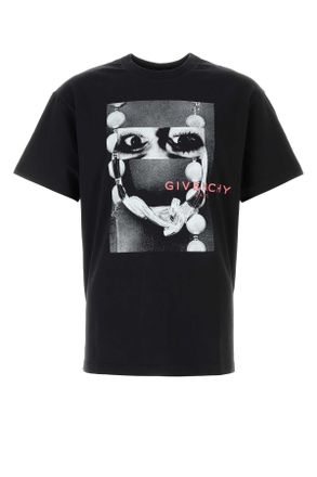 Givenchy Black Cotton T Shirt