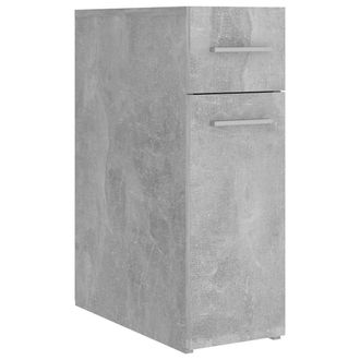 vidaXL Armario De Boticario Contrachapada Gris Hormig&oacute;n 20x45,5x60 Cm Vidaxl