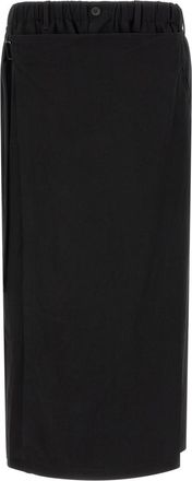 Yohji Yamamoto Black Loose Solid Pants