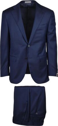 Corneliani Blue Cupro Men Suit