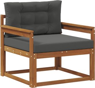 vidaXL Sof&aacute; Intermedio De Exterior Madera De Acacia S&oacute;lida Vidaxl