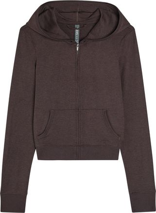 Vuori Clothing Halo Mini Hooded Stretch-jersey Sweatshirt - Mauve - XL (UK16 / XL)