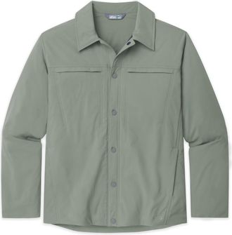 Stio | Mens Overstory Insulated Snap Shirt, Size Extra Large in Canyon Rock