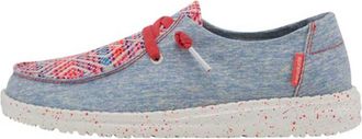 Hey Dude Womens Wendy Slip On Shoes In Playa Fiesta Rojo