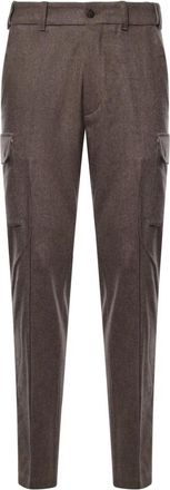 Eleventy Slim-fit jeans - Heren - Broeken - Bruin - Maat: L Wol