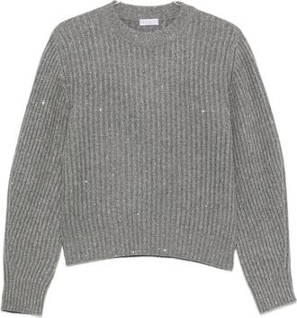Brunello Cucinelli Mujer, Jerseys, Gris, Talla: M