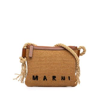 Marni Pre-owned Marni Raffia Logo Crossbody Ladies 6KOQ7E6KAAK6EMJI