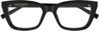 Saint Laurent Eyeglasses - Dames - Brillen - Zwart - 53 MM - Accessoires
