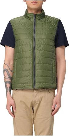 Fay Groene Jasjes voor Stijlvolle Outfits - Heren - Bodywarmers - Groen - M - Jassen