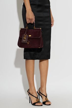 Dolce & Gabbana My Sicily Small Bag, Womens, Burgundy