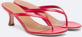 Staud Freja leather thong sandals