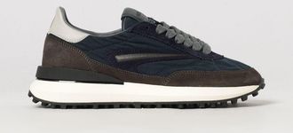 D.A.T.E. D. A.T. E. Athleta Two-Tone Sneakers in Leather and Suede Nylon