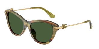 Dolce & Gabbana DG4534 347571 Womens Sunglasses Green Size 53