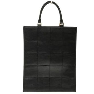 Louis Vuitton Pre-owned Epi Stretch Tote tas - Heren - Pre-owned - Zwart - Maat: ONE Size Leer