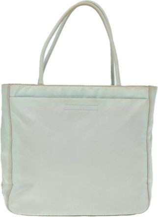 Prada Tessuto Blue Synthetic Tote Bag (Pre-Owned)