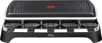 T-fal Re4588 Parrilla De Interior 10 Personas(s) 1350 W Negro, Acero Inoxidable