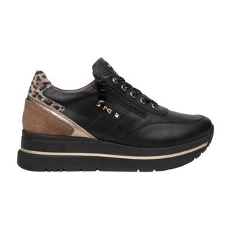Nero Giardini Sneakers in Pelle- Camoscio e Tessuto Tecnico - - Shoes - Donna - Multicolore - 37 EU